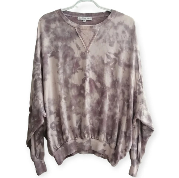 Young Fabulous & Broke Juliette Purple Tie Dye Sweater with Dolman Sleeves XS - Picture 16 of 16
